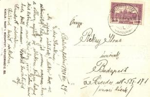 1924 Balatonföldvár, Korányi villa. photo, Kiadja Nagy I