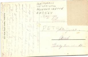 Szászváros, Broos, Orastie; Vásár utca, üzlet. Kiadja Weisz Dezső / Market street, shops (Rb)