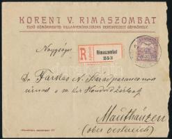 1915 Rimaszombat, Korent Vilmos iparos (Korent V. első gömörmegyei villanyerőhajtásra berendezett gé...
