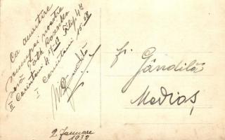 1930 Medgyes, Mediasch, Medias; Evangélikus keresztény keresztség a patakban / Botez crestin d. Ev. ...