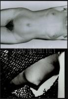 Pásztorórák, izgalmas pillanatok, szolidan erotikus felvételek, 7 db vintage negatív + 10 db vintage...