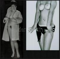 Pásztorórák, izgalmas pillanatok, szolidan erotikus felvételek, 7 db vintage negatív + 10 db vintage...