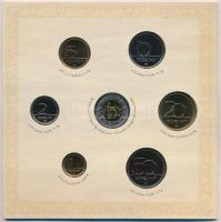 2008. 1Ft-100Ft 7klf db + Mátyás denár Ag fantáziaverete "Reneszánsz emlékév" dísztokos fo...