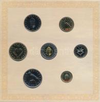 2008. 1Ft-100Ft 7klf db + Mátyás denár Ag fantáziaverete "Reneszánsz emlékév" dísztokos fo...