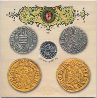 2008. 1Ft-100Ft 7klf db + Mátyás denár Ag fantáziaverete "Reneszánsz emlékév" dísztokos fo...