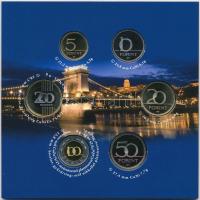 2009. 5Ft-200Ft (6xklf) "Lánchíd" forgalmi sor szettben T:PP Adamo FO43.1