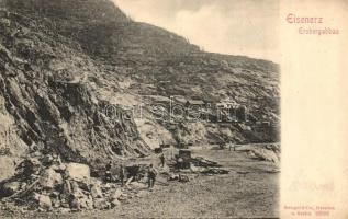 6 db RÉGI külföldi városképes lap: bányák / 6 pre-1945 European town-view postcards; mines