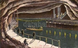 6 db RÉGI külföldi városképes lap: bányák / 6  pre-1945 European town-view postcards; mines