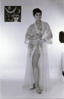 Hajlandóság, szolidan erotikus felvételek, 11 db vintage negatív + 8 db vintage fotó és/vagy mai nag...