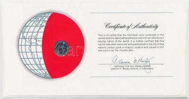 Felső Volta 1982. 1Fr "Nemzetek pénzérméi" felbélyegzett borítékban, bélyegzéssel, holland...