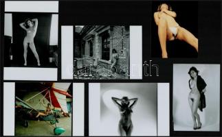 Vasárnapi matiné, szolidan erotikus felvételek, 6 db vintage negatív + 8 db vintage fotó és/vagy mai...