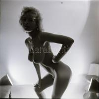 Örök emlékül, szolidan erotikus felvételek, 8 db vintage negatív + 10 db vintage fotó és/vagy mai na...