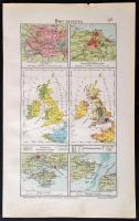 A Brit-szigetek térképe, Lampel R. - Athenaeum,39×24 cm