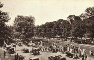 6 db RÉGI külföldi városképes lap közlekedési eszközökkel / 6 pre-1945 European town-view postcards;...