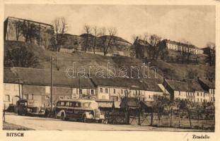 6 db RÉGI külföldi városképes lap közlekedési eszközökkel / 6 pre-1945 European town-view postcards;...