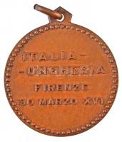 Olaszország / Firenze 1938. "F.I.A.P. / Olaszország-Magyarország 16. március 30." Br birkó...