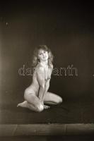 Kis kalandok a kamerával, szolidan erotikus felvételek, 9 db vintage negatív + 8 db vintage fotó és/...