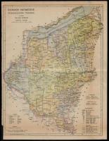 cca 1943 Somogy vármegye közigazgatási térképe, 1:400000, terv.: Tallián Ferenc, 37×28,5 cm