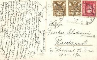 1928 Pelsőc, Pelsücz, Plesivec; vasútállomás / Nadrazie / Bahnhof / railway station