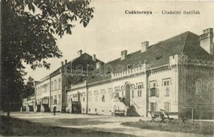 1916 Csáktornya, Cakovec; Uradalmi tisztilak (Zalaújvári kastély) / officers house (castle) + K.u.K. Reserve-Spital