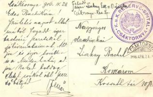 1916 Csáktornya, Cakovec; Uradalmi tisztilak (Zalaújvári kastély) / officers' house (castle) + ...