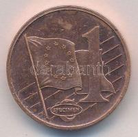 Vatikán 2004. 1c próbaveret T:1-,2 ph.
Vatican 2004. 1 Cent trial strike C:AU,XF edge error