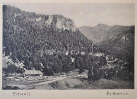 cca 1900-1910 Tusnád-fürdő. Fekete-fehér fotókból álló leporelló. Brassó-Tusnád-Százsváros, Adler Al...