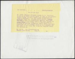 1970 Esküvő, jelenet a Ryan's Daughter című filmből, sajtófotó, hátulján feliratozva, 20,5×25,5...