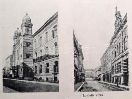 cca 1910 Üdvözlet Temesvárról. 9 lapos, fekete-fehér fotókat tartalmazó leporelló Temesvárról. Az el...