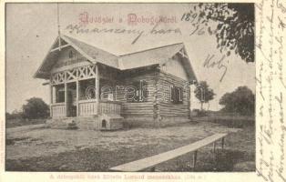 1899 Dobogókő, Báró Eötvös Loránd menedékház. MTE (Magyar Turista Egyesület) kiadása (ázott sarok / wet corner)