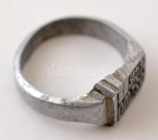 cca 1942 OMZSA - Országos Magyar Zsidó Segítő Akció adomány gyűrűje, a munkaszolgálatosok és hozzáta...