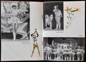 1966 Budapest táncpalota műsor. Benne Vogel Eric rajzaival és fényképekkel. 12 p