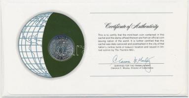 Togo 1976. 100Fr "Nemzetek pénzérméi" felbélyegzett borítékban, bélyegzéssel, holland nyel...