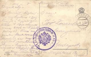 Trento, Piazza Grande fountain, shop + K. u. K. Schwere Haubitz Batterie Nr. 24. (EK)