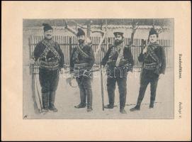 1915 Die serbische und montenegrinische Armee. Patroullenbehelf. Wien, Friedrich Jasper, 5+27 p. Ném...