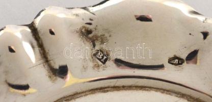 Ezüst(Ag) kis tálka, jelzett, d: 7,7 cm, nettó: 8,8 g