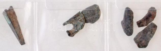 Szarmaták / Olbia Kr. e. ~V-IV. század AE Delfinpénz (4x) + egy nyílhegy T:3
Sarmatia / Olbia ~5th-...