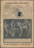 cca 1943 "Előre Krisztus katonái..." II. világháborús, angol-amerikai ellenes szórólap, sz...