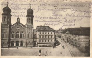 Plzen, Pilsen; K.u.K. Infanteriekaserne / synagogue and military infantry barracks