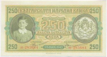 Bulgária 1943. 250L replika T:I Bulgaria 1943. 250 Leva replica C:UNC