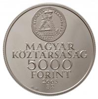 2003. 5000Ft Ag "Rákóczi szabadságharc 300. évfordulója"  tanúsítvánnyal, dísztokban T:PP ...