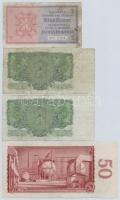 Német Harmadik Birodalom / Cseh-Morva Protektorátus 1940. 1K + Csehszlovákia 1961. 5K (2x) + 100K (3...