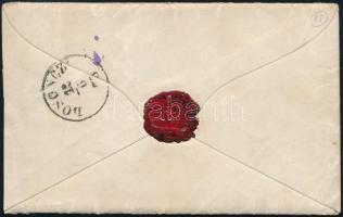 15kr on registered cover with full content "BESZTERCZEBÁNYA" - "LOSONCZ" 15kr aj...