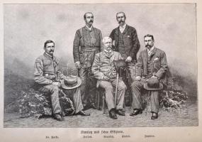 Stanley, Henry M.: Im dunkelsten Afrika. I-II.  F.A.Brockhaus Verlag;, 1890. Aranyozott, dombornyomo...