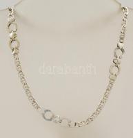 Ezüst(Ag) fantáziaszemes bokalánc, jelzett, h: 29 cm, nettó: 8 g