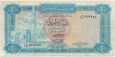 Líbia 1972. 1D T:III,III- Libya 1972. 1 Dinar C:F,VG Krause 35b