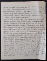 1916 Bethlen István (1874-1946) későbbi miniszterelnök kézzel írt levele Köllő Ignáchoz (1859-1942),...