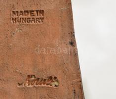 Komlós kerámia pár. Jelzett, hibátlan. 12,5 cm