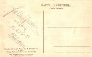 1911 Aus dem albanesischen Aufstande, die Flucht Aufständiger auf die montenegrinische Grenze / Alba...