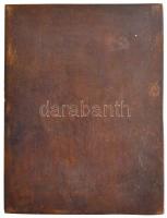 Solymári Valkó László (1909-1984) 1934. "Emma, Hollandia királynéja 1858-1934" Br plakett....